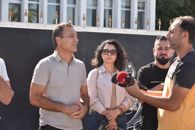 KTOEÖS Başbakanlık önünde eylem yaptı