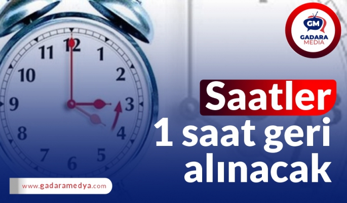 Yaz saati uygulaması 27 Ekim’de sona eriyor