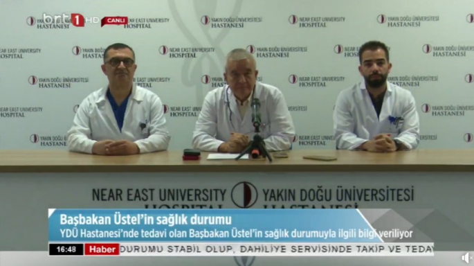 Başbakan Üstel’in safra kesesi tedavisi için bu gece YDÜ hastanesinde kalacağı açıklandı