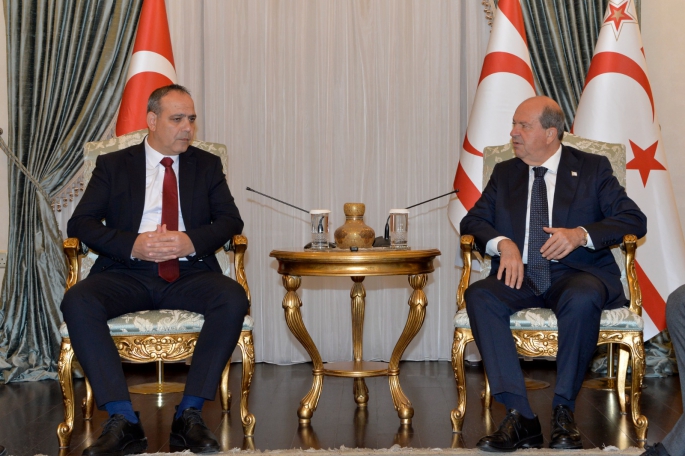 Cumhurbaşkanı Tatar, LTB Başkanı Harmancı’yı kabul etti