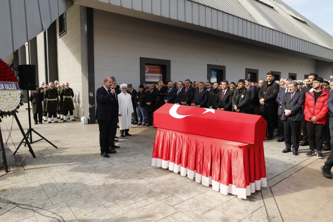 Cumhurbaşkanı Tatar, Samsun'da Kıbrıs gazisinin cenaze törenine katıldı