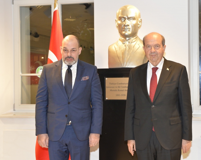 Cumhurbaşkanı Tatar, TC Varşova Büyükelçisi Denktaş’ı ziyaret etti