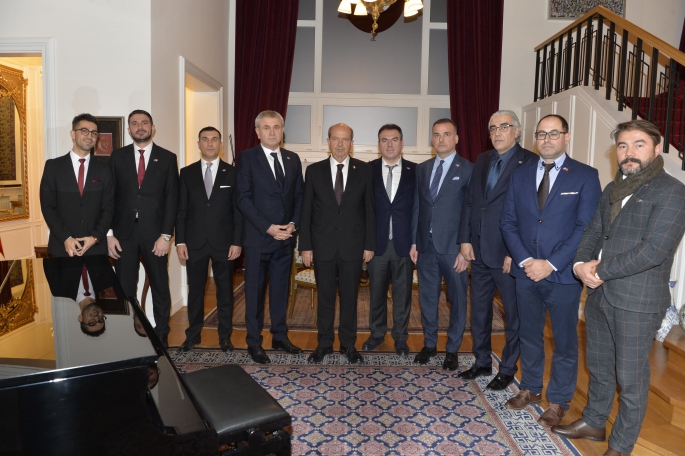 Cumhurbaşkanı Tatar, TC Varşova Büyükelçisi Denktaş’ın ev sahipliğinde düzenlenen resepsiyona katıldı