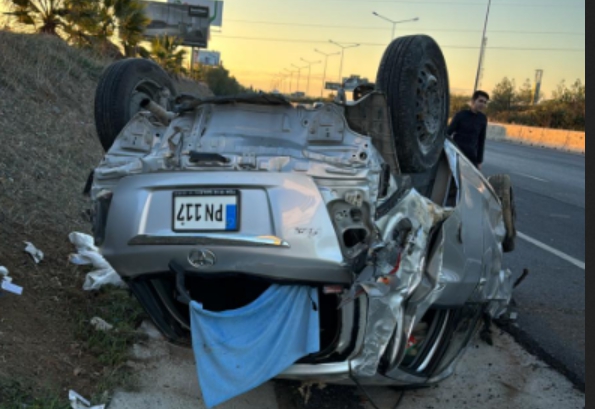 Girne-Lefkoşa anayolunda kaza