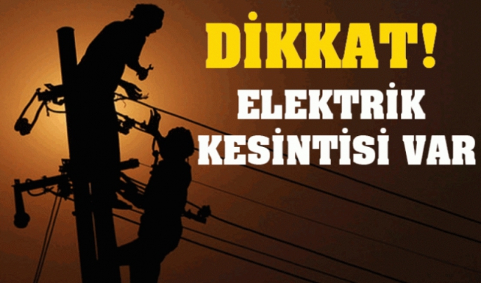 İskele'de bugün üç saatlik elektrik kesintisi...