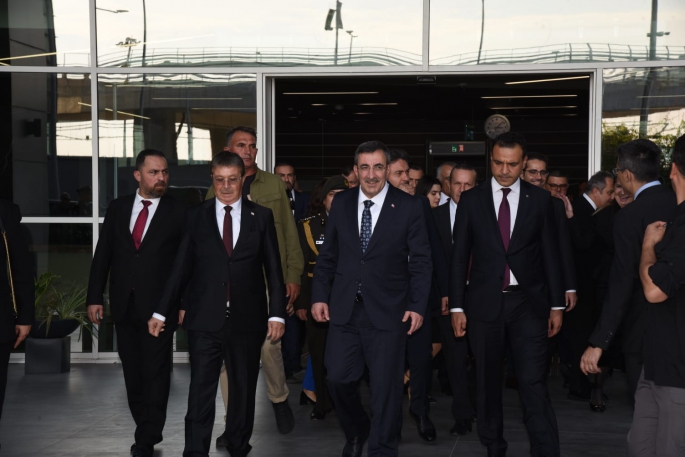 TC Cumhurbaşkanı Yardımcısı Cevdet Yılmaz, KKTC’de