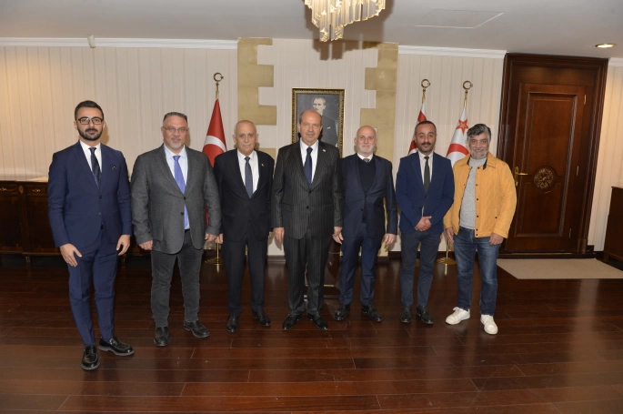 Cumhurbaşkanlığı’nda basın resepsiyonu düzenlendi
