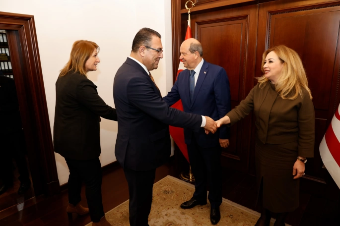 Cumhurbaşkanlığı'nda yeni yıl kutlaması...