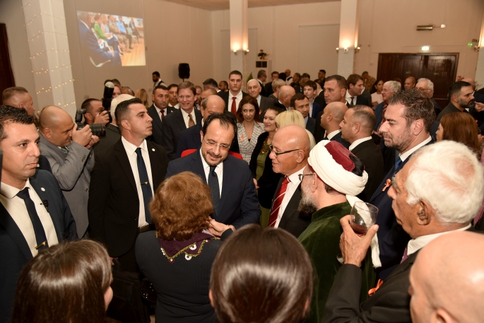 Liderler BM resepsiyonunda bir araya geldi