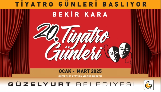 Bekir Kara 20’nci Tiyatro Günleri yarın başlıyor