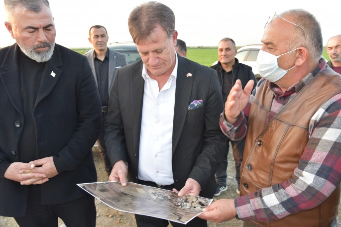 Çayönü- Güvercinlik yolunun yapımına başlandı