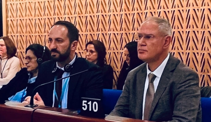 Hasipoğlu ve Candan Strazburg’da AKPA 2025 İlk Olağan Oturumu'na katılarak konuşma yaptı