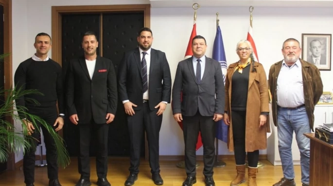 KTMMOB İnşaat Mühendisleri Odası’ndan DAÜ Rektörü Kılıç’a ziyaret: İş birliği adımları atıldı