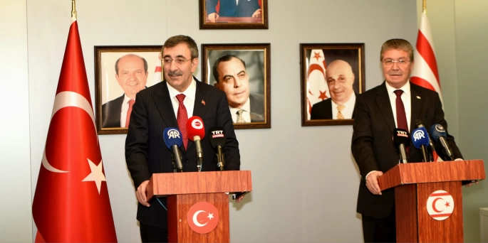 Türkiye Cumhuriyeti Cumhurbaşkanı Yardımcısı Cevdet Yılmaz KKTC’de