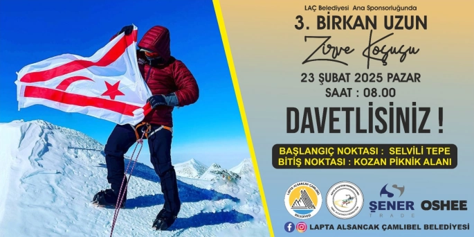 3. Birkan Uzun Zirve Koşusu gerçekleşiyor