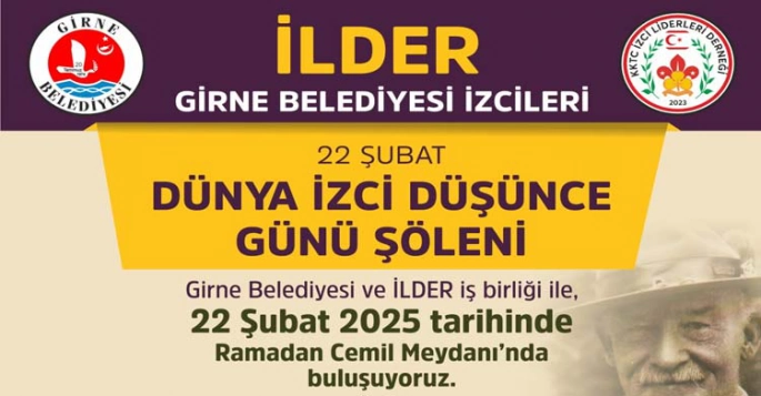 Dünya İzci Düşünce Günü’nde Ramadan Cemil Meydanı’nda şölen düzenleniyor