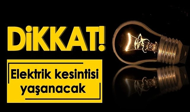 Girne’ye bağlı bazı bölgelerde bugün elektrik kesintisi olacak