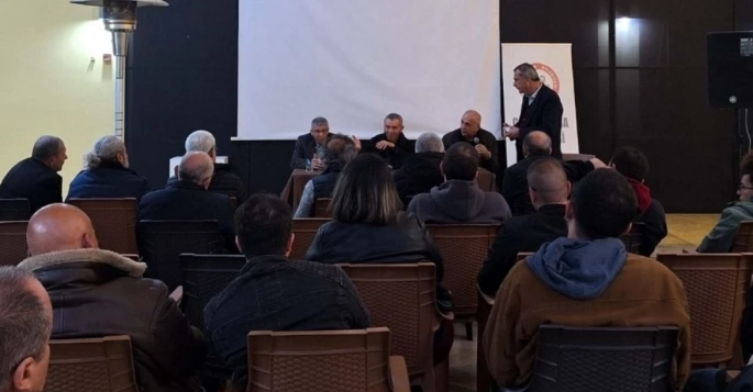 Süleyman Uluçay, Esnaf ve Zanaatkarlar Odası yetkilileri ve esnaf ile "Vergi ve Harçlar" konulu toplantı yaptı