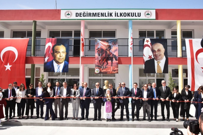 Değirmenlik İlkokulu yeni ders binası ve oyun parkı açıldı