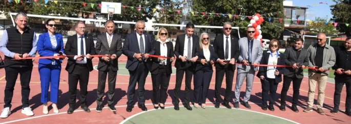 Alayköy İlkokulu Çok Amaçlı Spor Tesisi Açıldı