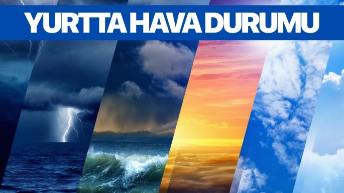 Cumartesine kadar hava yağmurlu, sıcaklık 25-28 derece