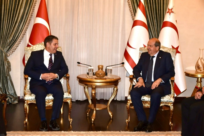 Cumhurbaşkanı Tatar, Milli Olimpiyat Komitesi’ni kabul etti