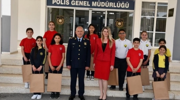 İlkokul öğrencilerinden Kasım Kuni’ye ziyaret