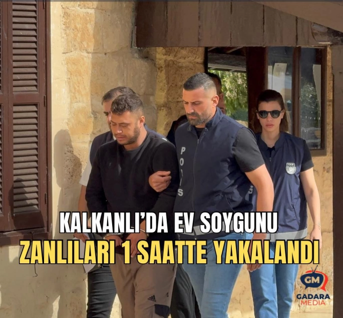 Ev Soygunu Zanlıları 1 Saatte Yakalandı