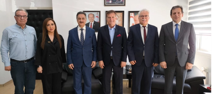 İTÜ ve Boğaziçi Üniversitesi Rektörleri, Bayındırlık ve Ulaştırma Bakanı Arıklı’yı ziyaret etti