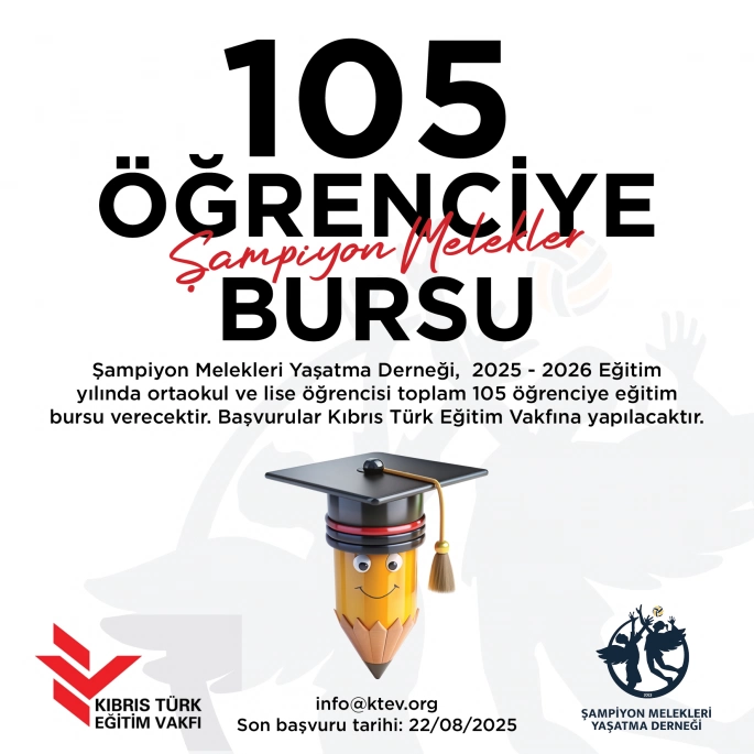 105 öğrenciye “Şampiyon Melekler” bursu
