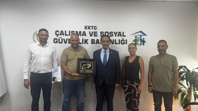 EL-SEN, Çalışma Bakanı Gardiyanoğlu’nu ziyaret etti