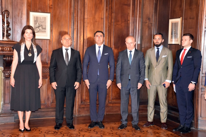 New York ve Roma’da "15 Temmuz Demokrasi ve Milli Birlik Günü" dolayısıyla yapılan anma programlarına Dana ve Beyazbayram da katıldı
