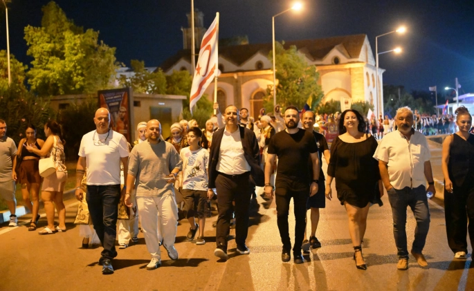 15. Uluslararası Lefkoşa Halk Dansları Festivali başladı
