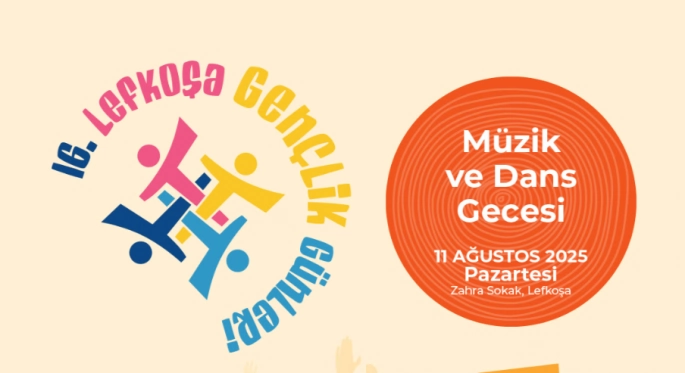 16.Lefkoşa Günleri kapsamında pazartesi akşamı Zahra Sokak’ta müzik ve dans gecesi düzenlenecek