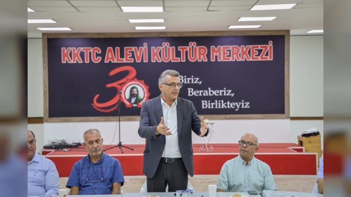 Erhürman’dan Alevi Kültür Merkezi’ne ziyaret: “Hedefimiz, bütün renklerimizi koruyarak özgürlük içinde yaşamak”