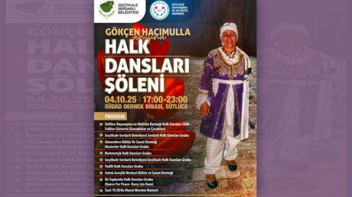 Gökçen Hacımulla Anısına Halk Dansları Şöleni Gerçekleşiyor