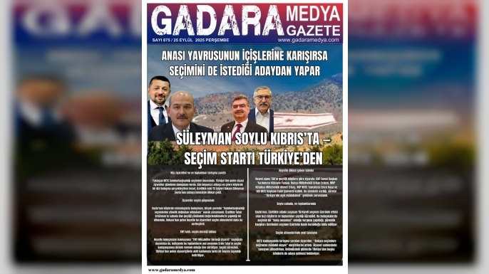 SÜLEYMAN SOYLU KIBRIS’TA — SEÇİM STARTI TÜRKİYE’DEN