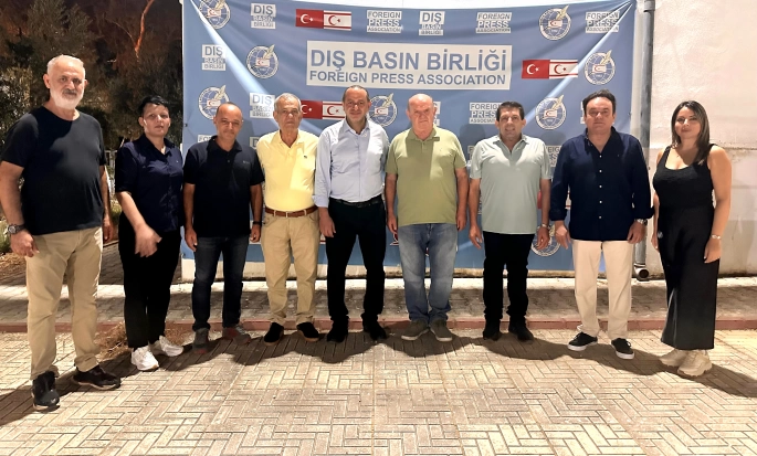 TGF Genel Başkanı Karaca ve ÇGC Başkanı Esendemir’den Dış Basın Birliği'ne ziyaret