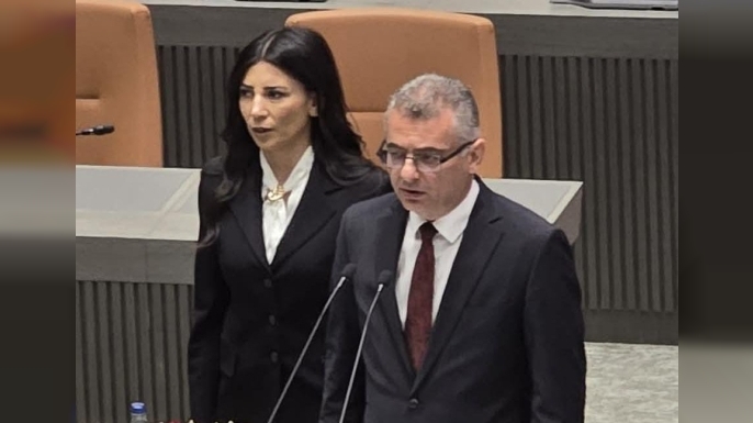 Cumhurbaşkanı Erhürman Meclis’te ant içerek görevine başladı