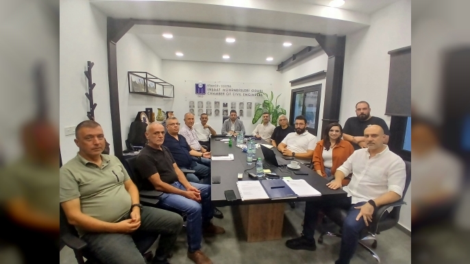 KKTC Alevi Kültür Merkezi'nden bir heyet İMO'yu ziyaret etti