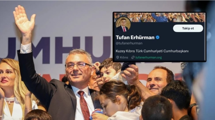 Mazbatayı alan Tufan Erhürman, X profilini güncelledi