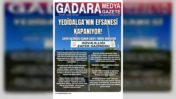 YEDİDALGA’NIN EFSANESİ KAPANIYOR! ZAFER GAZİNOSU (ÇUKUR GALİF) TARİHE KARIŞIYOR
