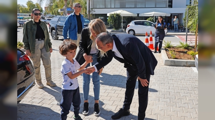 Cumhurbaşkanı Tufan Erhürman ve eşi Nilden Bektaş Erhürman, Dr Zerrin Akalın Parkı’nın açılış törenine katıldı