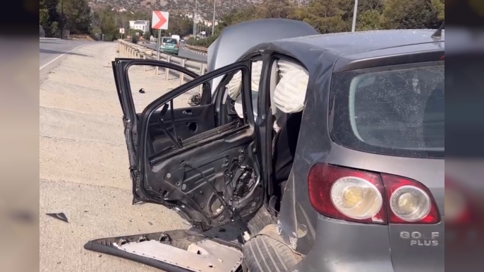 Trafik kazasında 27 yaşındaki Bağcı ağır yaralandı