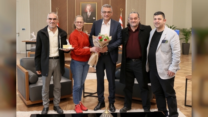 Cumhurbaşkanı Erhürman, Güney Kıbrıs’ta Çalışanlar Derneği'ni kabul etti