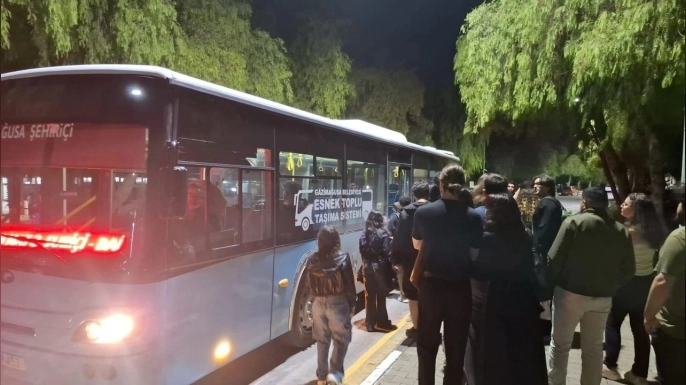 Uluçay: Son 6 ayda 5 bin 82 kişi toplu taşımadan faydalandı