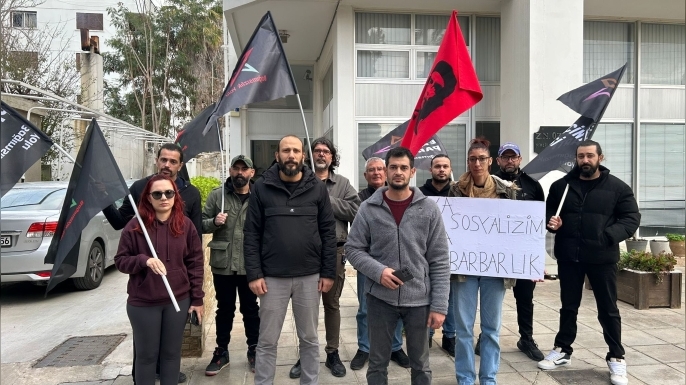 Bağımsızlık Yolu’ndan ABD Temsilciliği Önünde Venezuela Eylemi