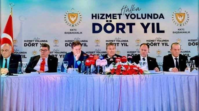 Başbakan Üstel: Hedeflerimizin büyük bölümünü başardık, laf üretmedik, iş ürettik