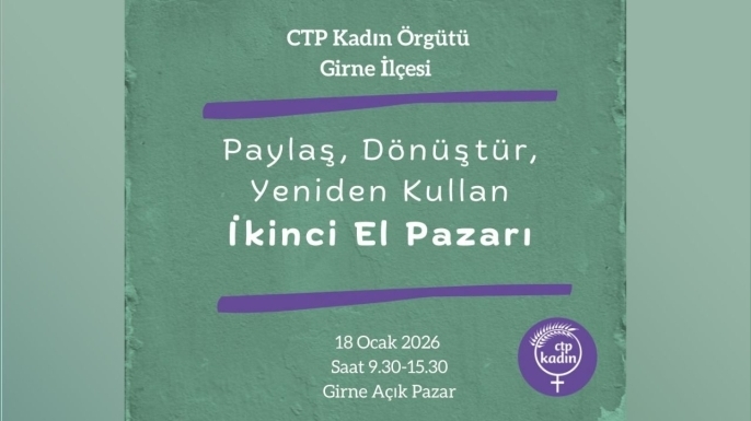 CTP Kadın Örgütü, Girne’de ikinci el standı kurdu