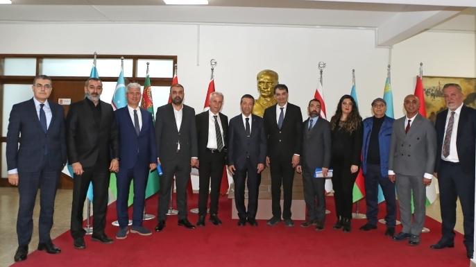 Dışişleri Bakanı Ertuğruloğlu, SANKON heyetini kabul etti